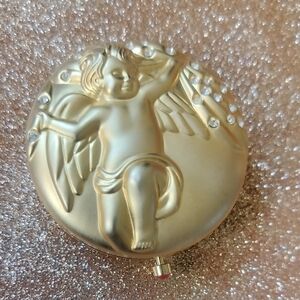 Estee Lauder Vintage Gold Angel Compact Mirror
